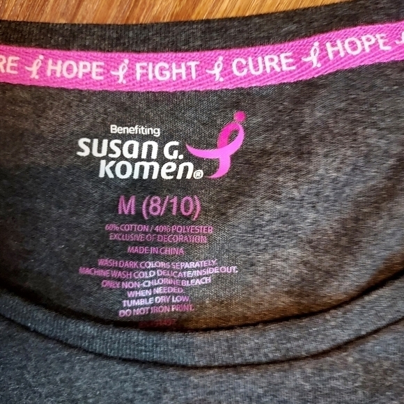 Susan G. Komen 4 shirts NWT Breast Cancer Awarness Shirts - Picture 10 of 14